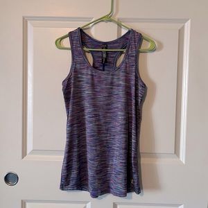 Women’s Reebok racerback multi color tank sz S